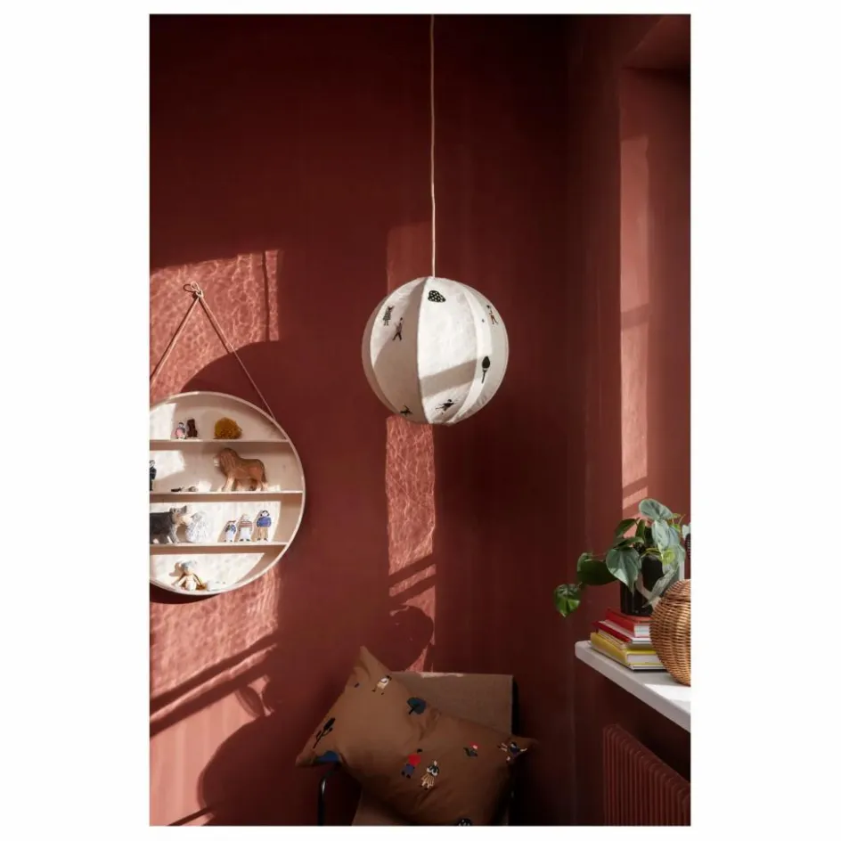 Online Ferm Living Kids Abat-jour brodé The Park Multicolore