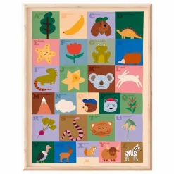 Ma petite vie Abécédaire|Enfant Décoration Murale|Déco Murale Enfant