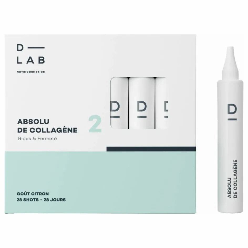 Homme D-LAB NUTRICOSMETICS Compléments Alimentaires|Soins, Wellness*Absolu de collagène - 28 shots