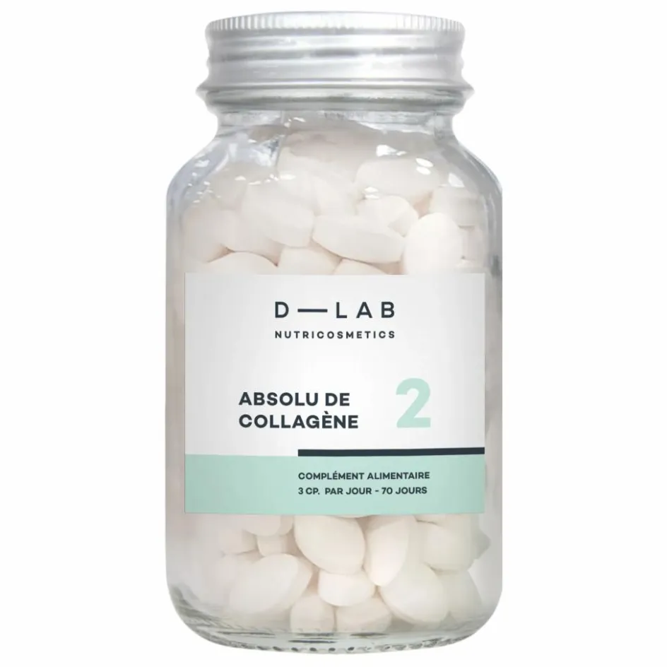 D-LAB NUTRICOSMETICS Absolu de Collagène Complément alimentaire - 1 mois| Compléments Alimentaires