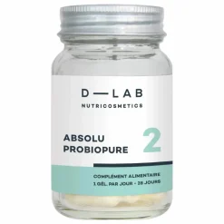 D-LAB NUTRICOSMETICS Compléments Alimentaires*Absolu Probiopure équilibre de la flore intestinale Complément alimentaire - 1 mois