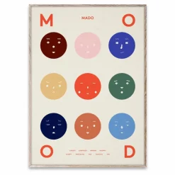 Outlet Mado Affiche 9 Moods Multicolore
