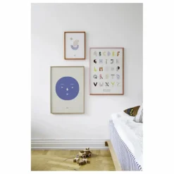 Mado Affiche Alphabet Spaghetti|Enfant Décoration Murale|Déco Murale Enfant