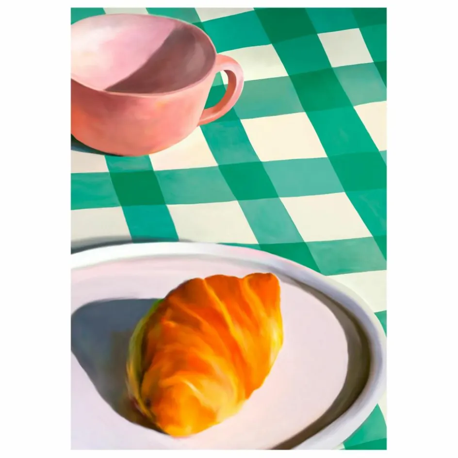 Online Paper Collective Affiche French Sunday par Misfitting Things Vert