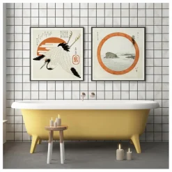 The Dybdahl Co. Affiche Grus Japonensis| Déco Murale, Papier Peint
