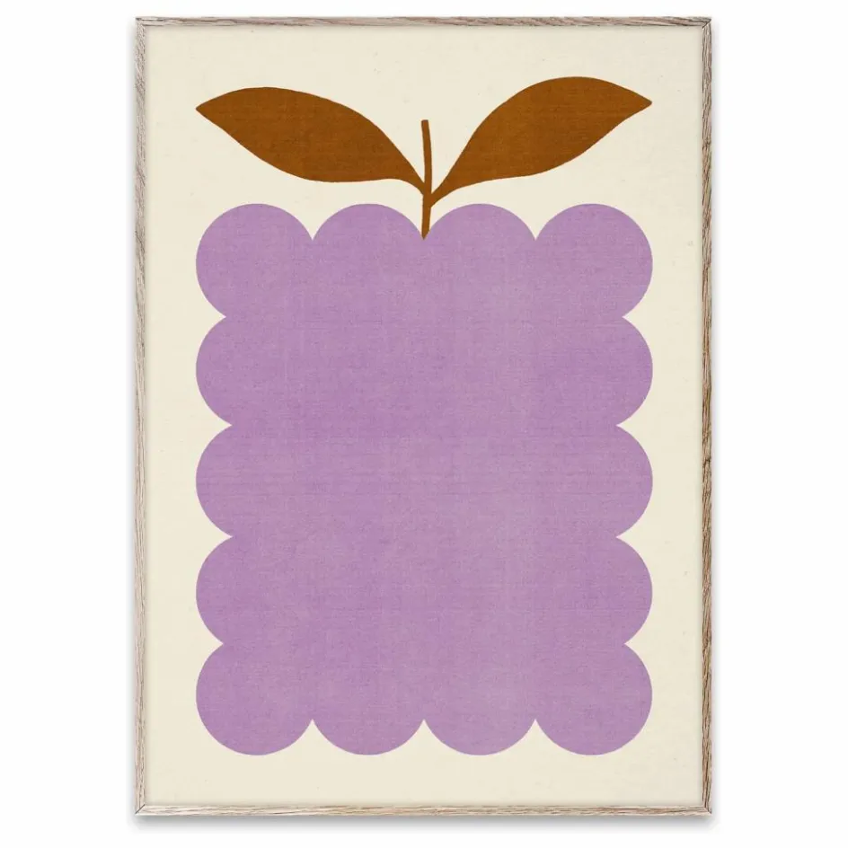 Paper Collective Déco Murale, Papier Peint*Affiche Lilac Berry par Juliette Van Rhyn