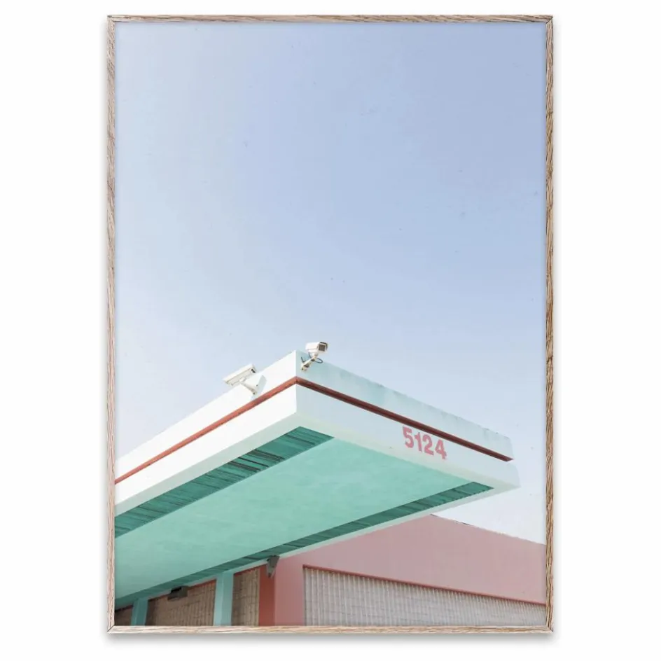 Paper Collective Déco Murale, Papier Peint*Affiche Los Angeles Is Pink 01