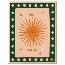 Online Ma petite vie Affiche Mon soleil Multicolore
