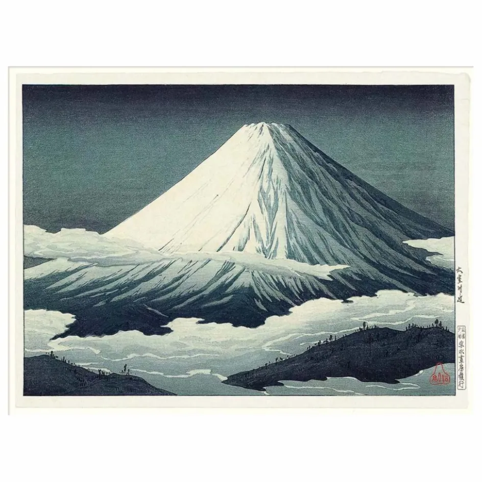 Sale The Dybdahl Co. Affiche Mount Fuji Multicolore