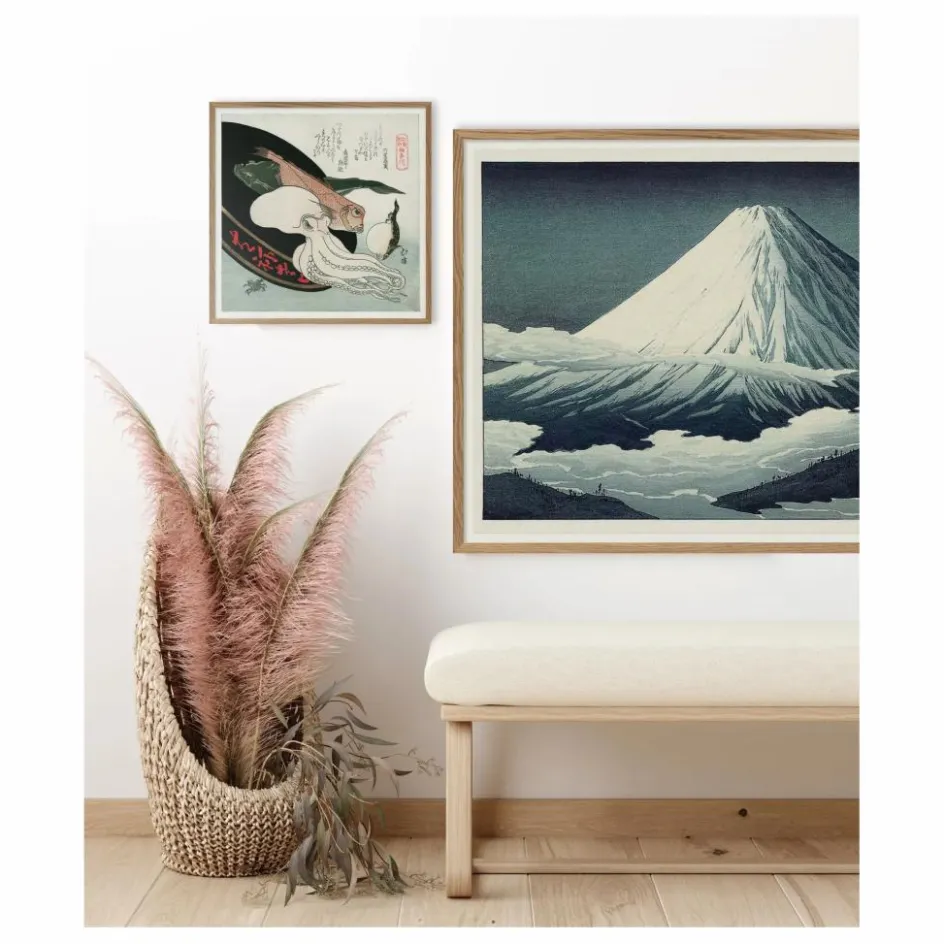 Sale The Dybdahl Co. Affiche Mount Fuji Multicolore