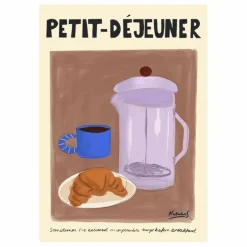 Outlet Natalia Bagniewska Affiche Petit-déjeuner Multicolore