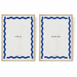Discount Affiches Wake up - Maybe later - Set de 2 | Déco Murale, Papier Peint