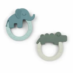 Done by deer Hochets Et Anneaux De Dentition|Puériculture*Anneau de dentition Deer - Set de 2 |