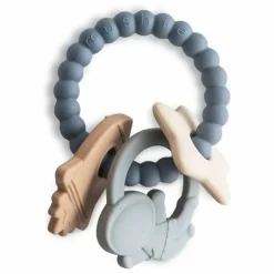 Clearance Mushie Anneau de dentition Espace | Bleu