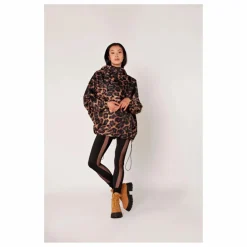 New Rainkiss Anorak Imperméable Dark Léopard | Marron