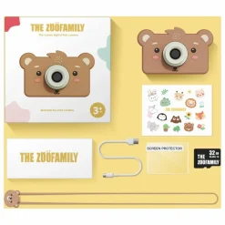 Outlet The Zoofamily Appareil photo Zoo friends - Ourson Marron