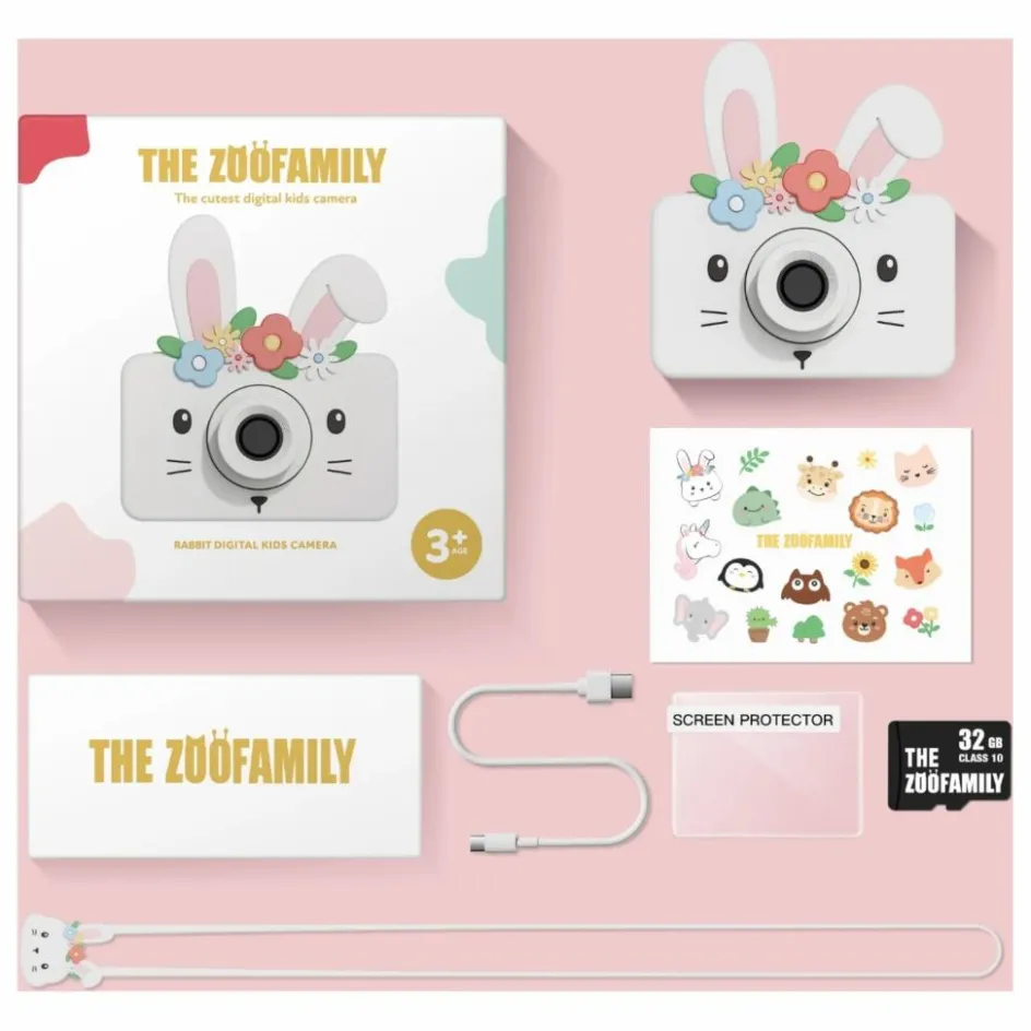 Online The Zoofamily Appareil photo Zoo friends - Lapin Blanc