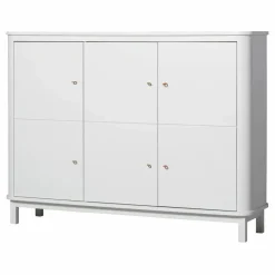 Oliver Furniture Armoire multi-rangement 3 portes en bouleau ||Enfant Armoires|Rangement Enfant
