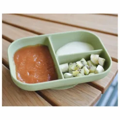 Béaba Premiers Repas|Puériculture*Assiette compartimentée en silicone |