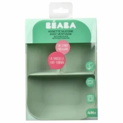 Béaba Premiers Repas|Puériculture*Assiette compartimentée en silicone |