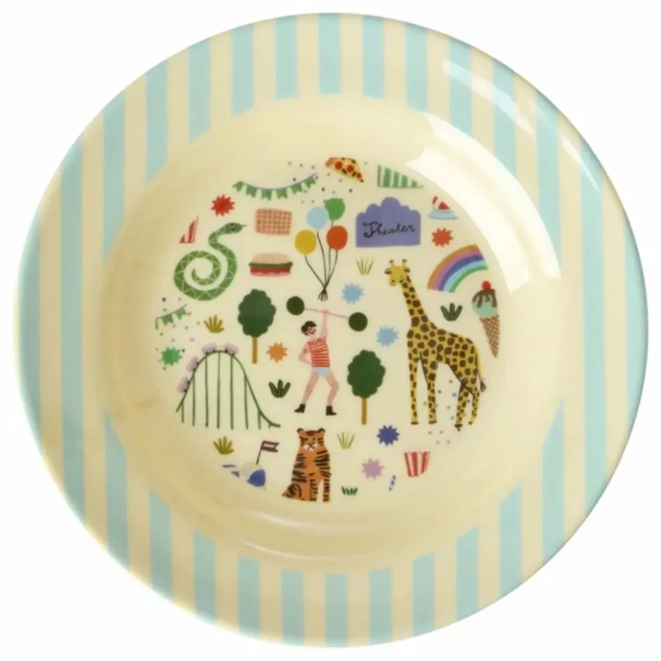 Hot Assiette creuse en mélamine Fun Fair | Enfant Vaisselle Enfant
