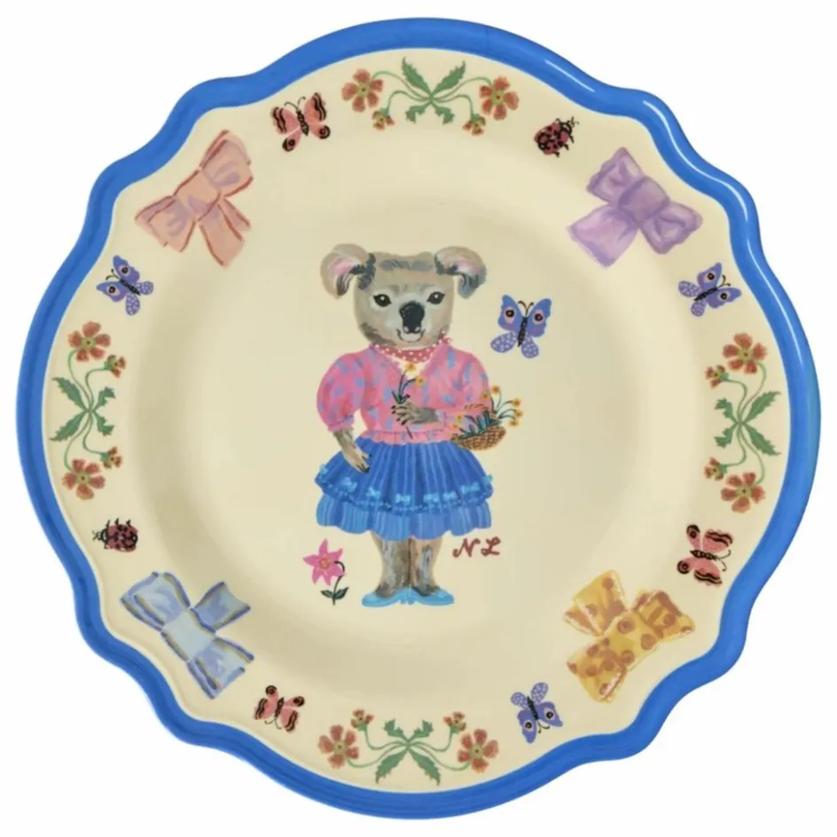 Enfant Rice Vaisselle Enfant*Assiette creuse en mélamine Vintage - x Nathalie Lété |