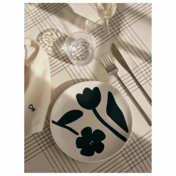 Broste Copenhagen Art De La Table*Assiette en grès Flora |