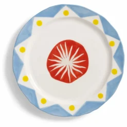 Discount &Klevering Assiette en porcelaine Festivo | Rouge