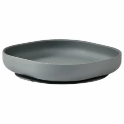 Discount Béaba Assiette en silicone | Gris anthracite