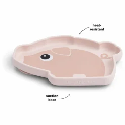 Hot Assiette en silicone avec ventouse Pigee | Premiers Repas|Puériculture