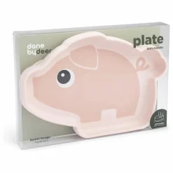 Hot Assiette en silicone avec ventouse Pigee | Premiers Repas|Puériculture
