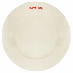 Best Anna + Nina Assiette I Love You | Crème