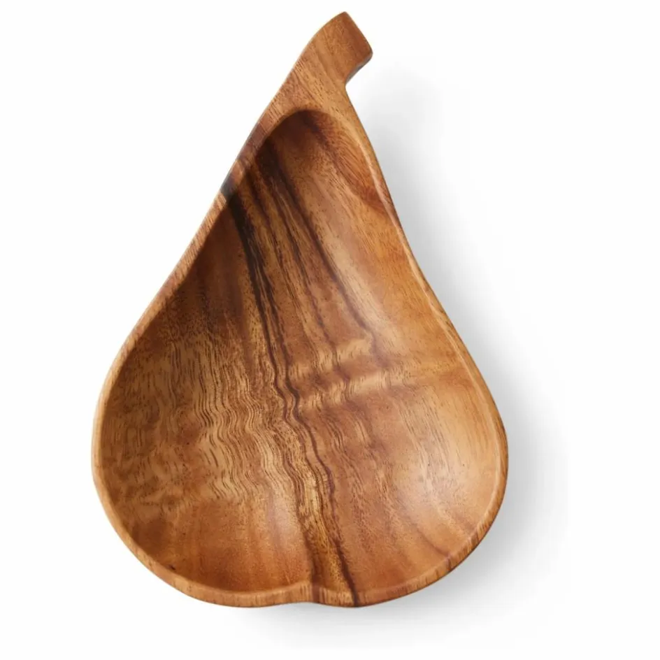 New Assiette Poire en acacia Enfant Vaisselle Enfant|Art De La Table