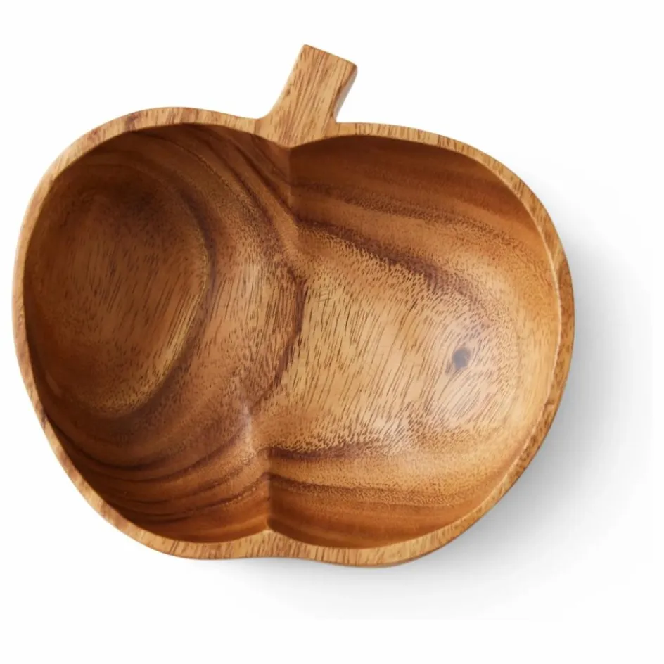 Online HKliving Assiette Pomme en acacia Naturel