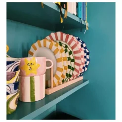 Assiette rayée - 27cm | Art De La Table