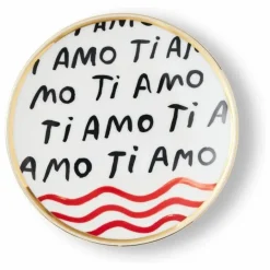 Sale Bitossi Assiette Ti Amo | Blanc
