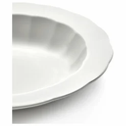 New Serax Assiettes creuses Silhouette, Sergio Herman - Set de 4 | Blanc