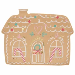 Meri Meri Assiettes en papier Gingerbread - Lot de 8|Enfant Décoration De Fête