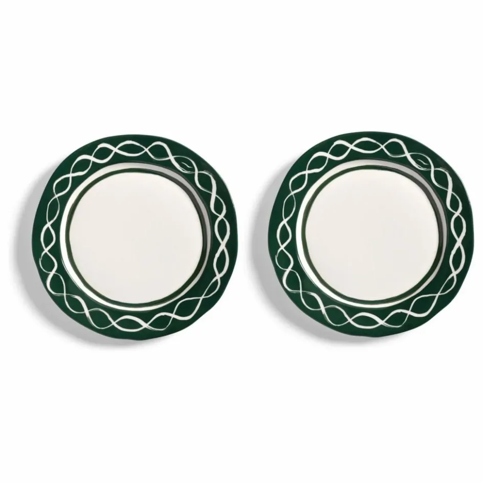 &Klevering Art De La Table*Assiettes en porcelaine Festivo - Set de 2 |