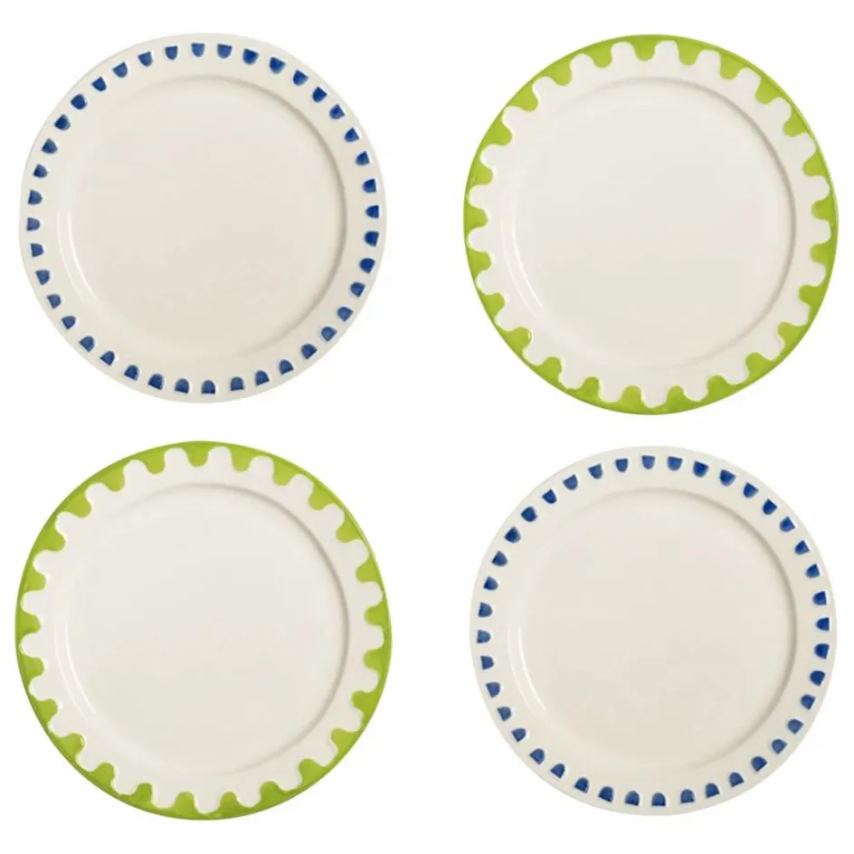 &Klevering Art De La Table*Assiettes Folk - Set de 4