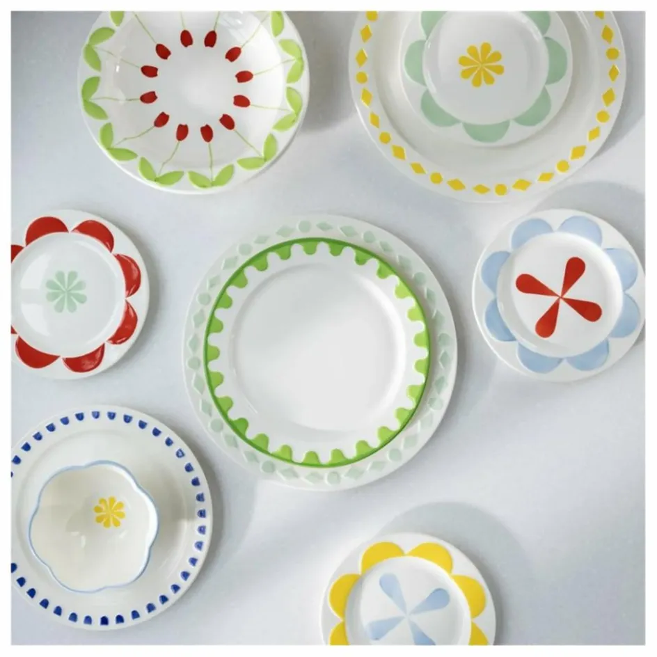 &Klevering Art De La Table*Assiettes Folk - Set de 4