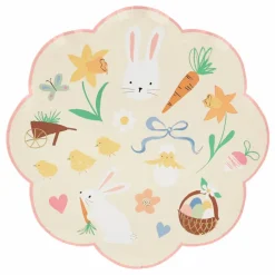 Enfant Meri Meri Décoration De Fête*Assiettes icône de Pâques - Set de 8 |