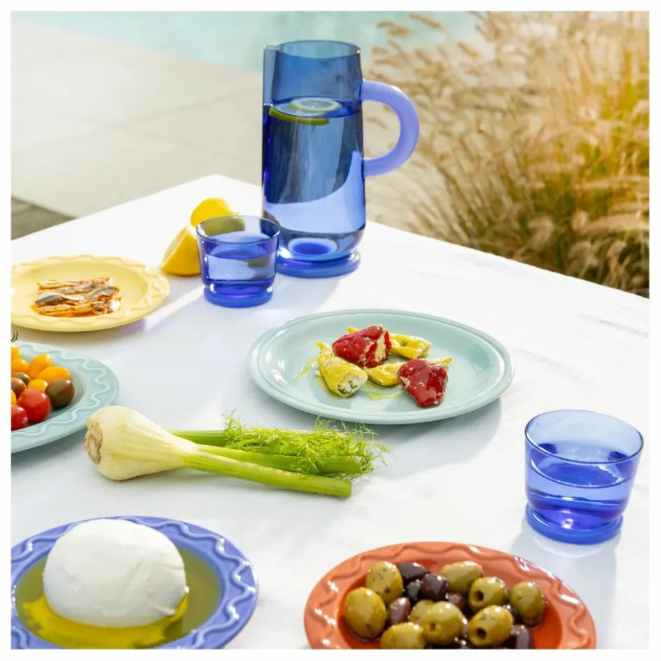 New &Klevering Assiettes Mochi - Set de 2 | Bleu