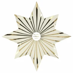 Meri Meri Assiettes étoiles es Belle Epoque - Set de 8 ||Enfant Décoration De Fête