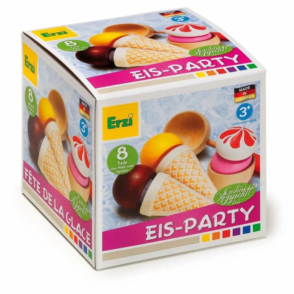 Erzi Assortiment de glaces - Set de 8 Multicolore