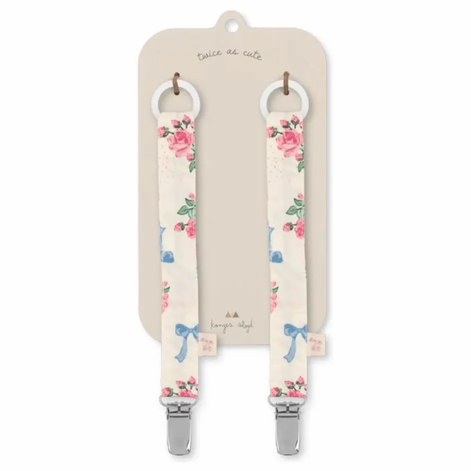 Konges Sløjd Attaches-tétines Bella Rosita - Set de 2 || Puériculture|Vaisselle, Tétines