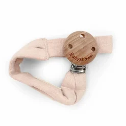Hot Babyshower Attache-tétine | Rose pâle