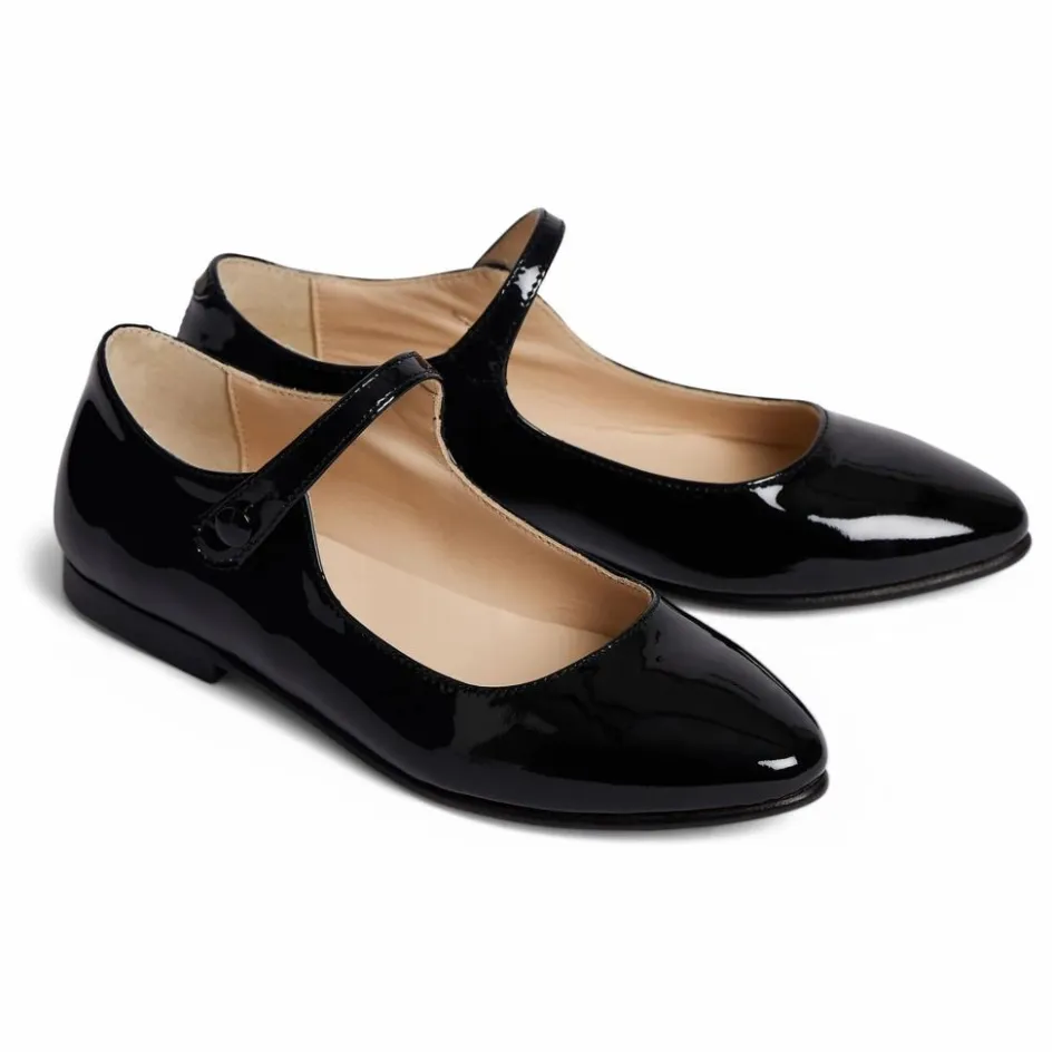 Bonpoint Babies Belinda en cuir ||Enfant Ballerines
