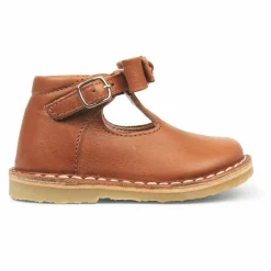 Discount Petit Nord Babies T-Bar Bow | Cognac