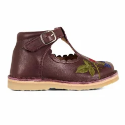 Outlet Petit Nord Babies T-Bar Scallop - Collection Uniqua | Prune